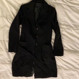 Black Women Overcoat